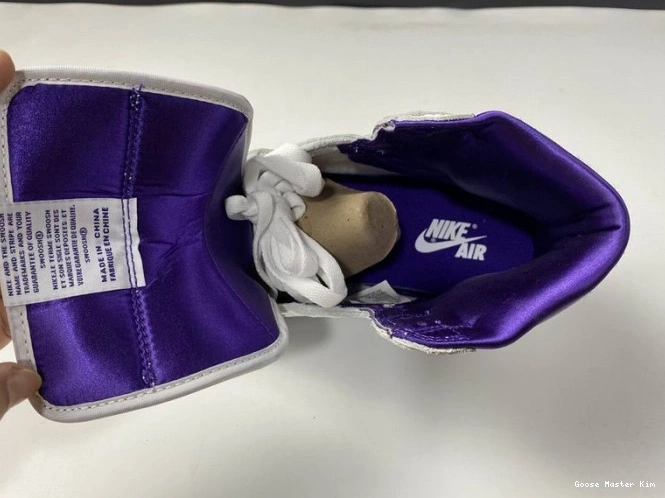 JORDAN HIGH PURPLE RETRO 1 COURT AIR CD0461-151 0806